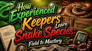 how experienced keepers learn about snake species