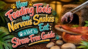 how feeding tools help nervous snakes eat