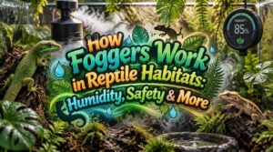 how foggers work in reptile habitats