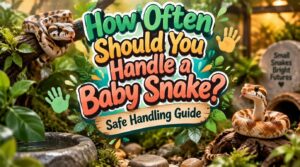 how often handle baby snake how often handle baby snake