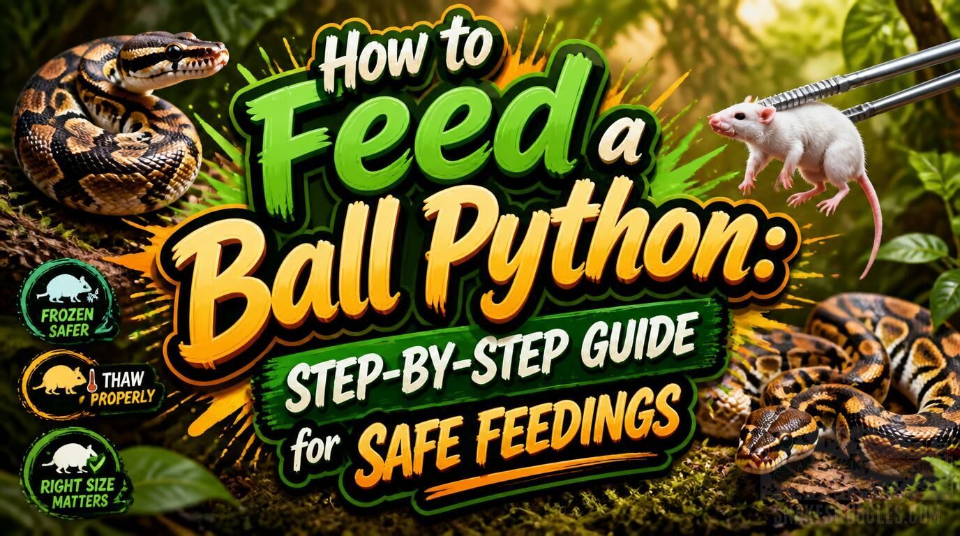 Easy Python Guide How to Feed a Ball Python: Step-by-Step Guide for Safe Feedings