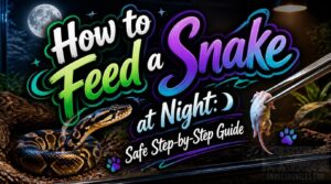 how to feed a snake at night how to feed a snake at night