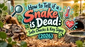 how to tell if a snake is dead how to tell if a snake is dead