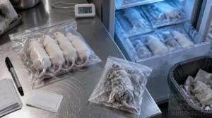 inspect and store frozen prey safely inspect and store frozen prey safely