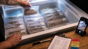 label, date, and rotate frozen prey label, date, and rotate frozen prey