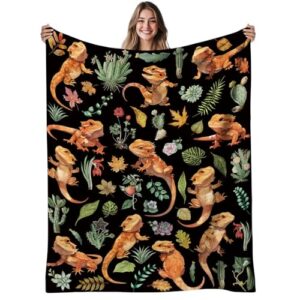 Lizard Blanket for Reptile Lovers, B0DPN1793W