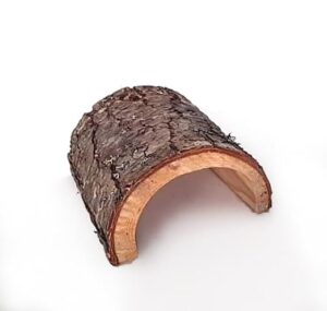 MAC'S Reptile Hideout Half Log, B0FMVWG8VL