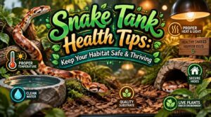 maintaining snake tank health