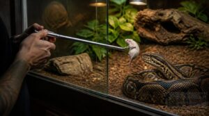 match tong length to snake size match tong length to snake size