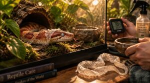 monitor snake health, shedding, and hygiene monitor snake health, shedding, and hygiene