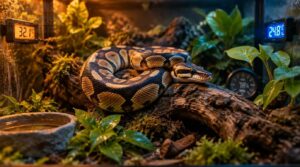 monitor tank conditions and snake health monitor tank conditions and snake health