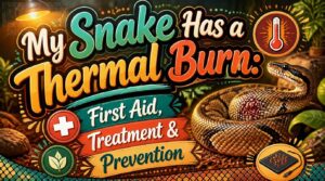 my snake has a thermal burn my snake has a thermal burn