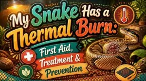 my snake has a thermal burn my snake has a thermal burn
