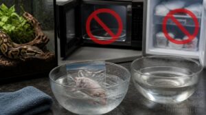 never microwave or refreeze prey never microwave or refreeze prey