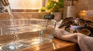 prepare a safe lukewarm snake bath prepare a safe lukewarm snake bath