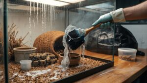 remove substrate and wash surfaces remove substrate and wash surfaces