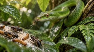 rough green snakes: insects rough green snakes: insects