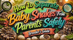 separating baby snakes from parents separating baby snakes from parents