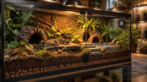 set up a low-maintenance snake tank set up a low-maintenance snake tank