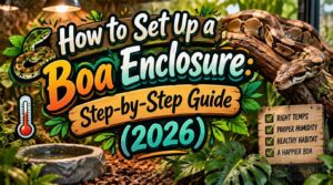 setting up boa enclosure