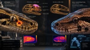 skull and heat-sensing pits skull and heat-sensing pits