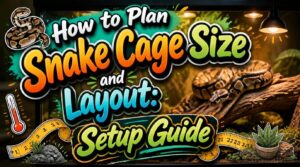 snake cage size and layout snake cage size and layout