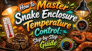 snake enclosure temperature control