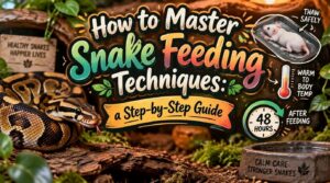 snake feeding techniques