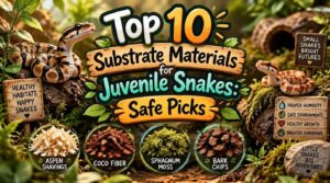substrate materials for juvenile snakes