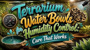 terrarium water bowls for humidity control