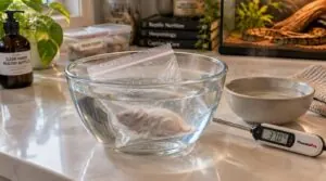 thaw and warm frozen prey safely thaw and warm frozen prey safely