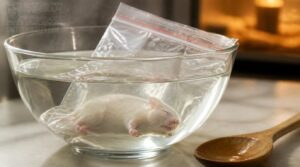 thawing prey in warm water thawing prey in warm water