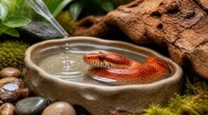 using clean, dechlorinated water using clean, dechlorinated water