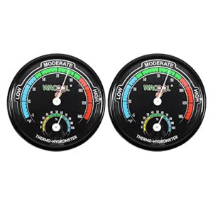 WACOOL Mini Analog Thermometer Hygrometer B08ZCJD8Y6