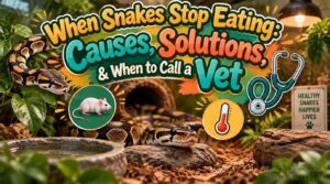 when snakes stop eating when snakes stop eating