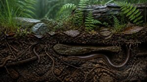 where worm-like snakes live where worm-like snakes live