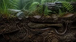 where worm-like snakes live where worm-like snakes live