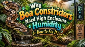 why boa constrictors need high enclosure humidity