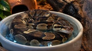 why is my snake in its water dish why is my snake in its water dish
