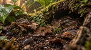 add springtails and isopods, and let the vivarium establish add springtails and isopods, and let the vivarium establish