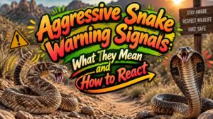 aggressive snake warning signals
