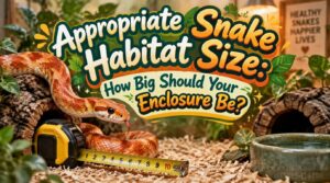 appropriate snake habitat size appropriate snake habitat size
