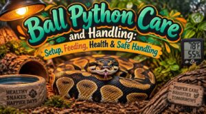 ball python care and handling