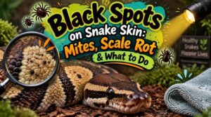 black spots on snake skin black spots on snake skin