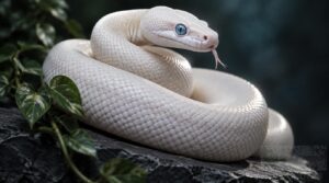blue-eyed leucistic ball python blue-eyed leucistic ball python