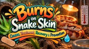 burns on snake skin burns on snake skin