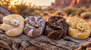 california kingsnake color morphs: albino, lavender, chocolate, and banana california kingsnake color morphs: albino, lavender, chocolate, and banana
