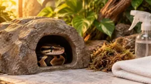 choose safe, easy-to-clean snake cave materials choose safe, easy-to-clean snake cave materials