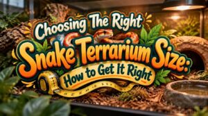 choosing the right snake terrarium size choosing the right snake terrarium size