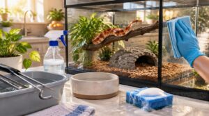 clean and disinfect snake enclosures and water bowls clean and disinfect snake enclosures and water bowls